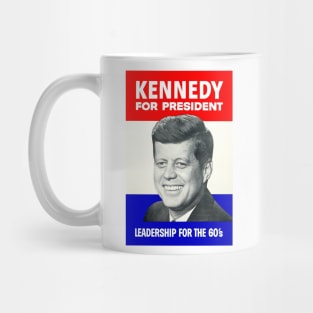 Kennedy Vintage 1960 Restored Presidential Election Poster Mug